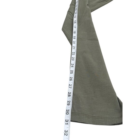 Aether Performance Pants Olive Green Drawstring Pockets Womens Size S - Picture 5 of 7